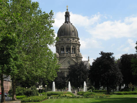 Christ Church (Christuskirche) in Mainz Germany