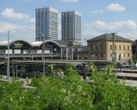 Central Train Station in Mainz Germany